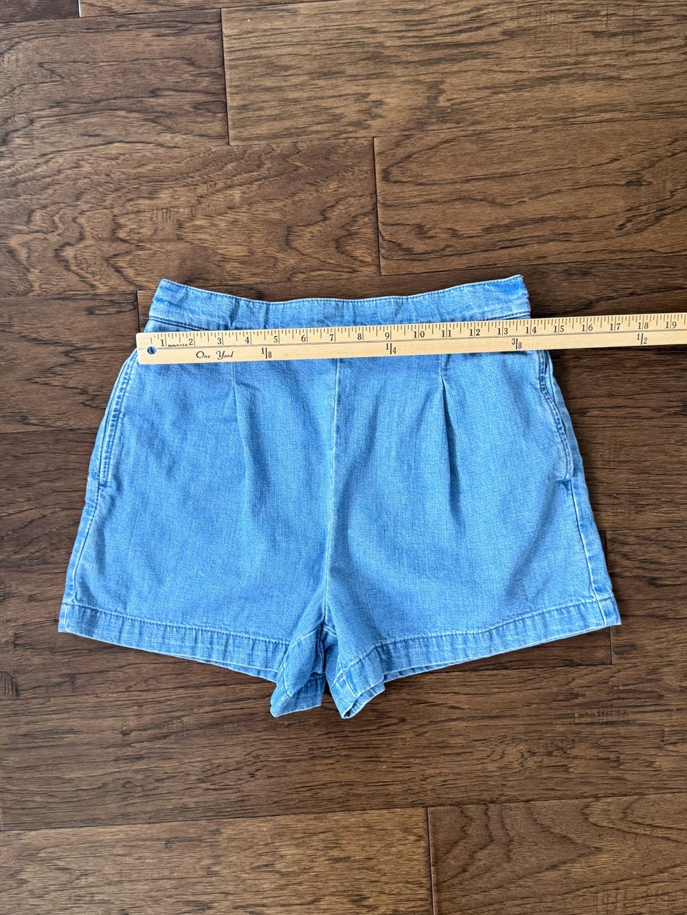 Madewell Denim Pull On Shorts Norland Wash Size Small - Picture 2 of 7